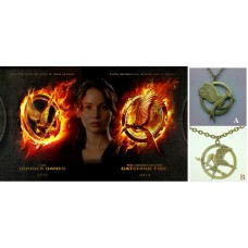 The Hunger Games Catching Fire Mocking Jay Pendant Necklace